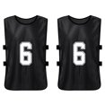 thumbnail image 2 of 12 PCS Adults Soccer Pinnies Quick Drying Football Team Jerseys, 2 of 8