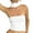 White-M, variant on Fashion 2 Way Wear Halterneck Bodycon Bandeau Vests Hollow Out Backless Sleeveless Crop Tube Top for Women