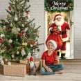 thumbnail image 4 of Kumdkd Christmas Door Cover Curtain Banners Santa Claus Outdoor Hanging Fabric Holiday Decorations for Home Party Gifts, 4 of 6