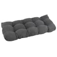 thumbnail image 1 of 42-inch by 19-inch U-Shaped Micro Suede Polyester Tufted Settee/Bench Cushion, 1 of 3