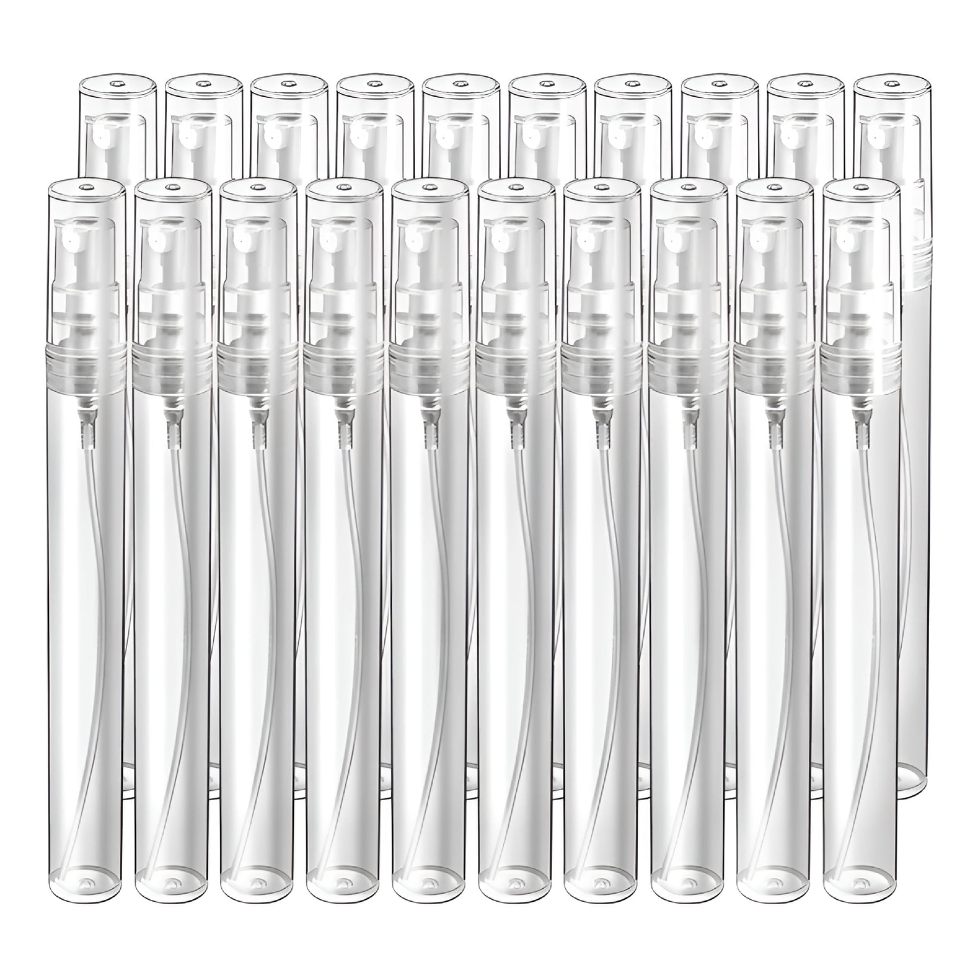 ACDANC 2026 New Mini Spray Bottle,20 Pack 10Ml Perfume Bottle Empty,Plastic Refillable Perfume Bottles Atomizer,Sample Bottle Fine Mist Spray Bottles for Perfume,Essential Oil Bottle for Travel