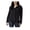Black, variant on 32 Degrees Women's Cozy Fleece Button Front Jacket - Navy - XL