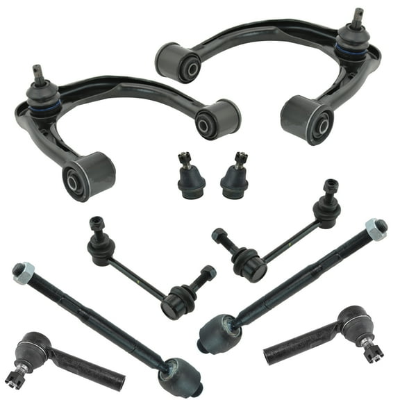 TRQ 10 pc Kit Control Arm Ball Joint Tie Rod Sway Bar LH RH for 4Runner GX470 PSA59661