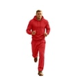 thumbnail image 5 of Gamivast Mens 2 Piece Tracksuits Long Sleeve Pullover Hoodie and Sweatpants Sweatsuit Set Casual Activewear Jogger Outfit for Fall Red S, 5 of 7