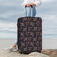 thumbnail image 7 of Naloa Black Roosters Elastic Suitcase Protector, Travel Suitcase Protector Cover Fits 18-32in Suitcase(No luggage included)-Large, 7 of 7
