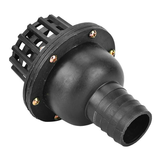 tebru-water-pump-foot-valve-black-pvc-low-pressure-flat-check-valve-for