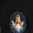 thumbnail image 3 of Wicked: Part 2 -  Art Noveau Glinda - Juniors Cropped Short Sleeve Graphic T-Shirt, 3 of 5