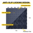 thumbnail image 5 of Studyset 12"X12" Interlocking Garage Floor Tiles,Heavy-Duty Double-Sided Non-Slip Double-Sided Texture Garage Flooring Tiles for Garage, Basement & Workshop, 5 of 8