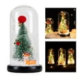 thumbnail image 3 of Árbol de Navidad artificial perfecl con cadena led en una cúpula decorado para niños mujeres Navidad, 3 of 8