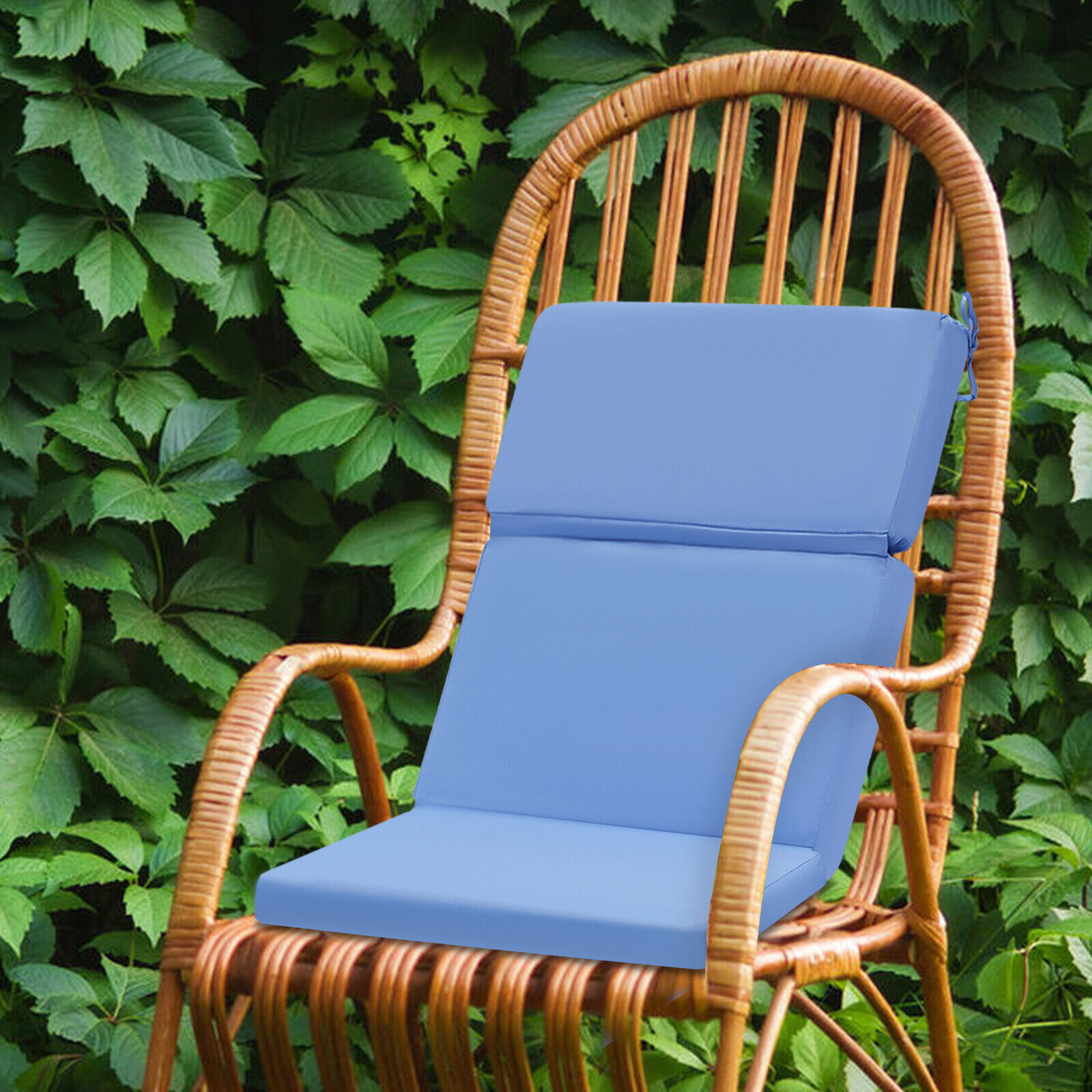 Blue Seat Cushion Lounge Chair Cushion Seat Mat Pad Waterproof Cushion