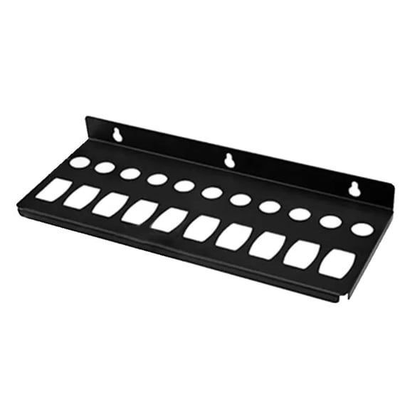 BIBABLYKE Wall Mount Tool Organizer for Screwdrivers Pliers and Wrenches Metal Tool Holder Rack for Garage or Workshop Storage