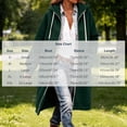 thumbnail image 3 of Oversize Winter Coats for Women, Women's Fashion Large Size Solid Color Zipper Hooded Plus Velvet Thickened Long Sleeve Jacket Green Xxl, 3 of 6