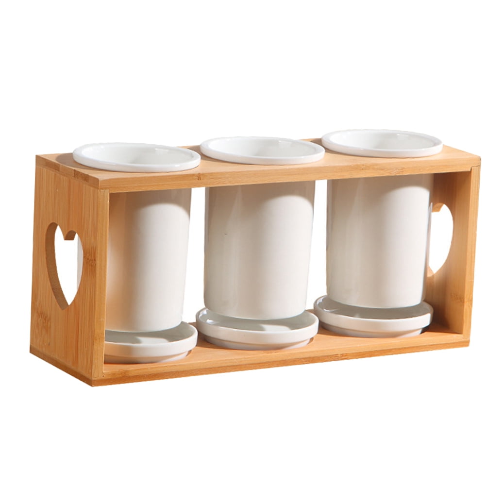 BALAHAPY Kitchen Utensil Holder Multi Color Ceramics for Storage 1 Set 11.99X5.50X4.13in