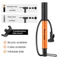 thumbnail image 2 of 90PSI Foot Bicycle Tire Pump Portable Mountain Bike Inflator Basketball Inflator Cycling Accessory, 2 of 8
