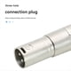 thumbnail image 5 of Zócalo de Metal Tipo D de Núcleos para Convertidor de Conexión de Audio Base de Montaje XLR Hembra A XLR Macho, 5 of 5