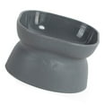 thumbnail image 4 of <p>Cat Bowl, Raised Pet Bowl High Capacity Tilted  For Small Animals</p>, 4 of 8