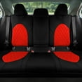 thumbnail image 4 of For 2018-2022 Toyota Camry FH Group Neoprene Custom Fit Waterproof Car Seat Covers - Rear Red, 4 of 4