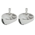 thumbnail image 3 of 2-Pack Universal Caster Front Wheel Replacement for Robot Sweepers - Fits Models 1S S50 T4 T7, 3 of 8