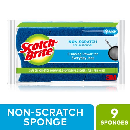 Scotch-Brite Non-Scratch Scrub Sponge, 9 Count