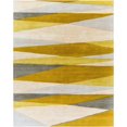 thumbnail image 2 of Hauteloom Goodsprings Wool Living Room, Bedroom Area Rug - Modern - Gray, Ivory - 8' x 10'-Kidney, 2 of 9