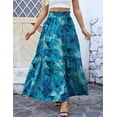 thumbnail image 6 of a.Jesdani Womens Skirts Casual High Waist Ruffle Swing Beach Maxi Skirt with Pockets s-xxl, 6 of 7