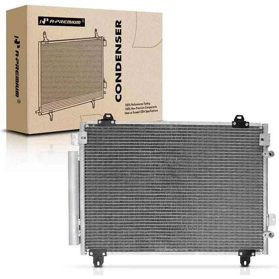 A-Premium Air Conditioning A/C Condenser Compatible with Cadillac CTS 2003-2007, Replace# 3101, 19129982
