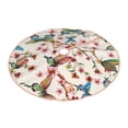 thumbnail image 2 of Kll Watercolor Floral With Butterflies Christmas Tree Skirt 36",Party Decorations Farmhouse For Christmas Decorations Holiday Party, 2 of 8