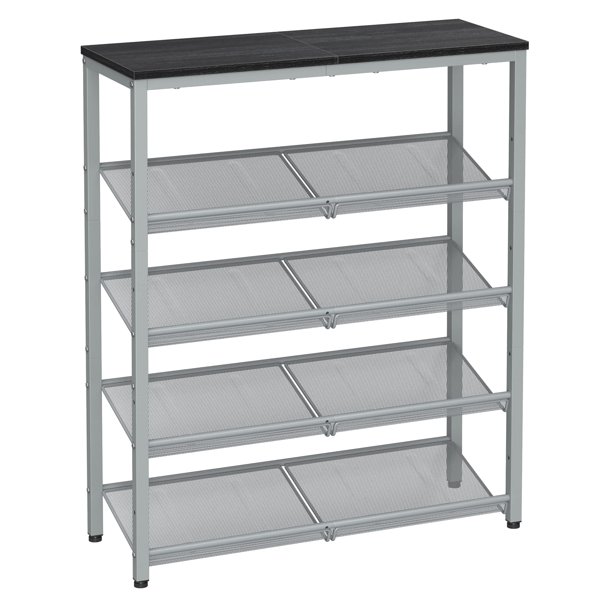 Organizador industrial ajustable de 5 niveles para zapateros VASAGLE