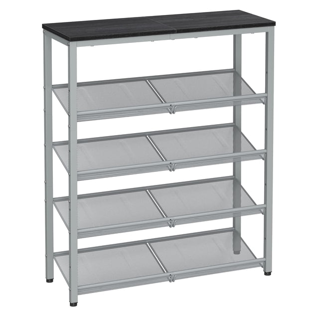Organizador industrial ajustable de 5 niveles para zapateros VASAGLE