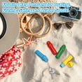 thumbnail image 4 of Floating Keychain, Float Key Ring Holder with Waterproof Container, Float Key Pendant for Boating, Fishing, Water Sports, Red, 4 of 6