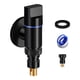 thumbnail image 5 of Grifo Para Lavadora De 1/2 Pulgada Con Válvula Para Tuberías De Agua De Inodoro Y Baño, Color Negro, 4 Unidades, 5 of 8