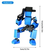 T13 Action Figure,3D Printed Toys,Creative Assembly and Decompression Toys Home Room Car Decoration Desktop Ornaments,Creative Assembly and Decompression Toys
