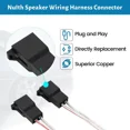 thumbnail image 3 of KNACK- 2Pcs Car Front Door Speaker Wiring Harness Adapter For Vw Golf Mk1 Mk2 Mk3 Mk4, 3 of 6
