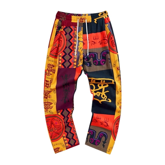 Men's Spring And Autumn Casual Printed Trousers For Outdoor Everyday Wear Performance And Comfort With And Design