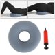 thumbnail image 4 of Almohada Donut para dolor de coxis, hemorroides y llagas. Cojines de asiento Donut de 38 cm para coxis, cojín inflable Donut con bomba de aire - Gris, 4 of 8