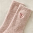 thumbnail image 4 of roadlitg Womens Fuzzy Socks Fleece Thickened Warm Socks Fall Winter Cute Solid Color Home Slipper Socks, 4 of 6