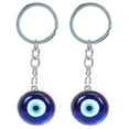 thumbnail image 1 of Blue Eye Amulet, Glass Keychain  Chain Blue Hanging Ornament  For Friends For Family For Classmates, 1 of 8