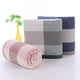 thumbnail image 3 of Nvzi 6 toallas de gasa de algodón, toallas de mano de algodón suave, supersuaves y altamente absorbentes para ducha, piscina, spa, gimnasio y uso diario, 34 x 75 cm (rosa claro)., 3 of 5
