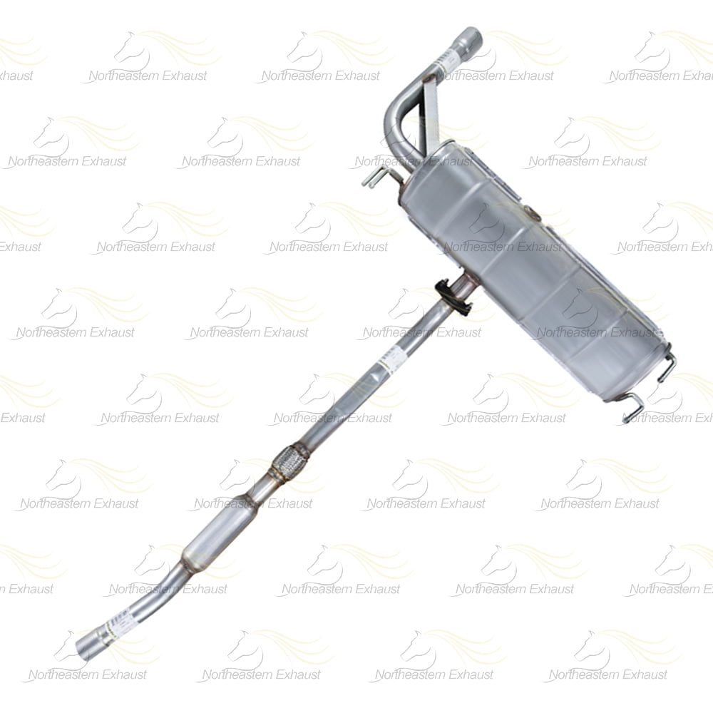 Northeastern Exhaust | Stainless Steel Resonator & Muffler Exhaust System Kit Fits 2004-2005 Toyota RAV4 2.4L | Direct-Fit Replacement