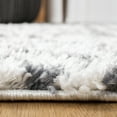 thumbnail image 4 of SAFAVIEH Berber Fringe Sunny Aztec Shag Area Rug, Ivory/Dark Gray, 4' x 6', 4 of 10