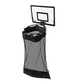 thumbnail image 2 of Over the Door Basketball Hamper, Zippered Laundry Basket for Space Saving Storage, Hanging Mesh Organizer for Bathrooms and Bedrooms, 2 of 5
