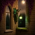 thumbnail image 5 of Leatfisat Fairy Wall Sconce With Green Crystal, Fantasy Decor, Enchanting Fairy-Shaped Wall Light For Whimsical & Nature Rooms,Magical Wall Lighting, 5 of 5