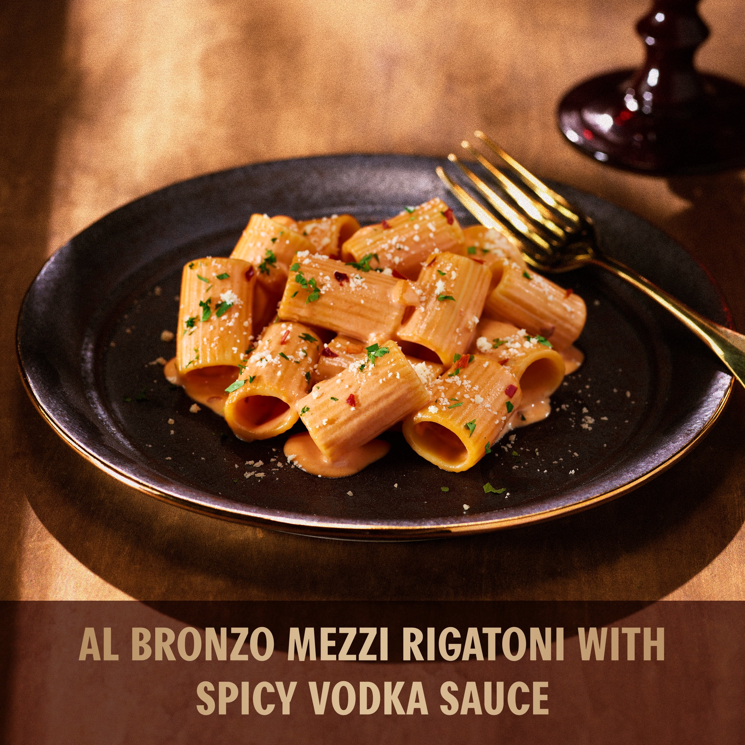 Al Bronzo by Barilla Organic Mezzi Rigatoni Pasta, Bronze Cut Pasta, 16oz.
