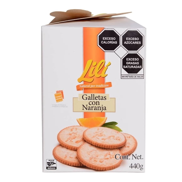 Galletas Lilí con naranja 440 g
