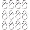 thumbnail image 1 of 12 Pcs 1.7-inch Clear Plastic Punch Bowl Cup S Hooks, 1 of 3
