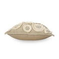 thumbnail image 5 of Noble House 18" x 18" Beige, Off-White, Multi-color Embroidery Cotton Decorative Pillow Cover, 5 of 7