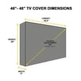thumbnail image 4 of Outdoor TV Cover 30 - 65 Inch - 600D TV Cover Weatherproof & Waterproof for Outdoor TV, Heavy Duty TV Enclosure Protector for Outside Flat Screen TV, 4 of 10