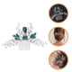 thumbnail image 5 of Peineta para novia con diamantes de imitación, peine lateral para el cabello, peine para insertar en el cabello, tocado de boda, 5 of 5