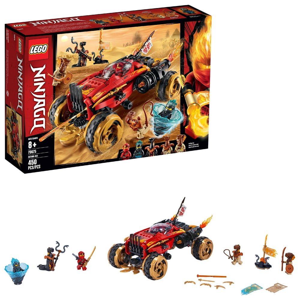 LEGO Ninjago Katana 4x4 70675 Ninja Toy Truck Building Kit (450 Pieces ...