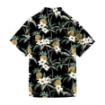 thumbnail image 5 of HAJWOH Hawaiian Shirt for Men Casual Button Down Short Sleeve Summer Beach Shirts Loose Fit Floral Print Tropical Tops, 5 of 7
